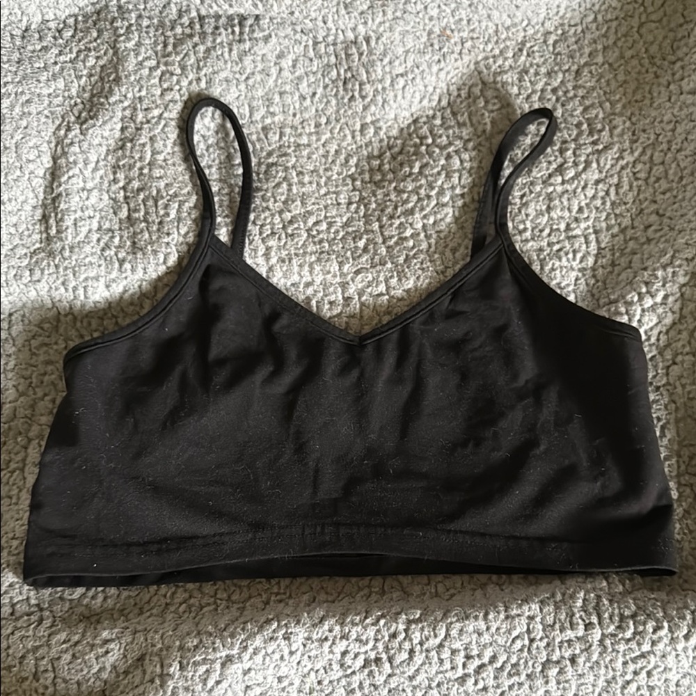 Black Strappy Tank Top